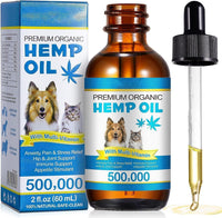 Hemp Oil for Dogs & Cats — Calming, Joint & Skin Support | 60ml Daily Supplement