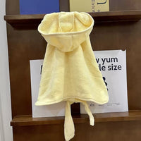 Dogs can wear bathing and drying bathrobes in all seasons bath towels thickened absorbent towels
