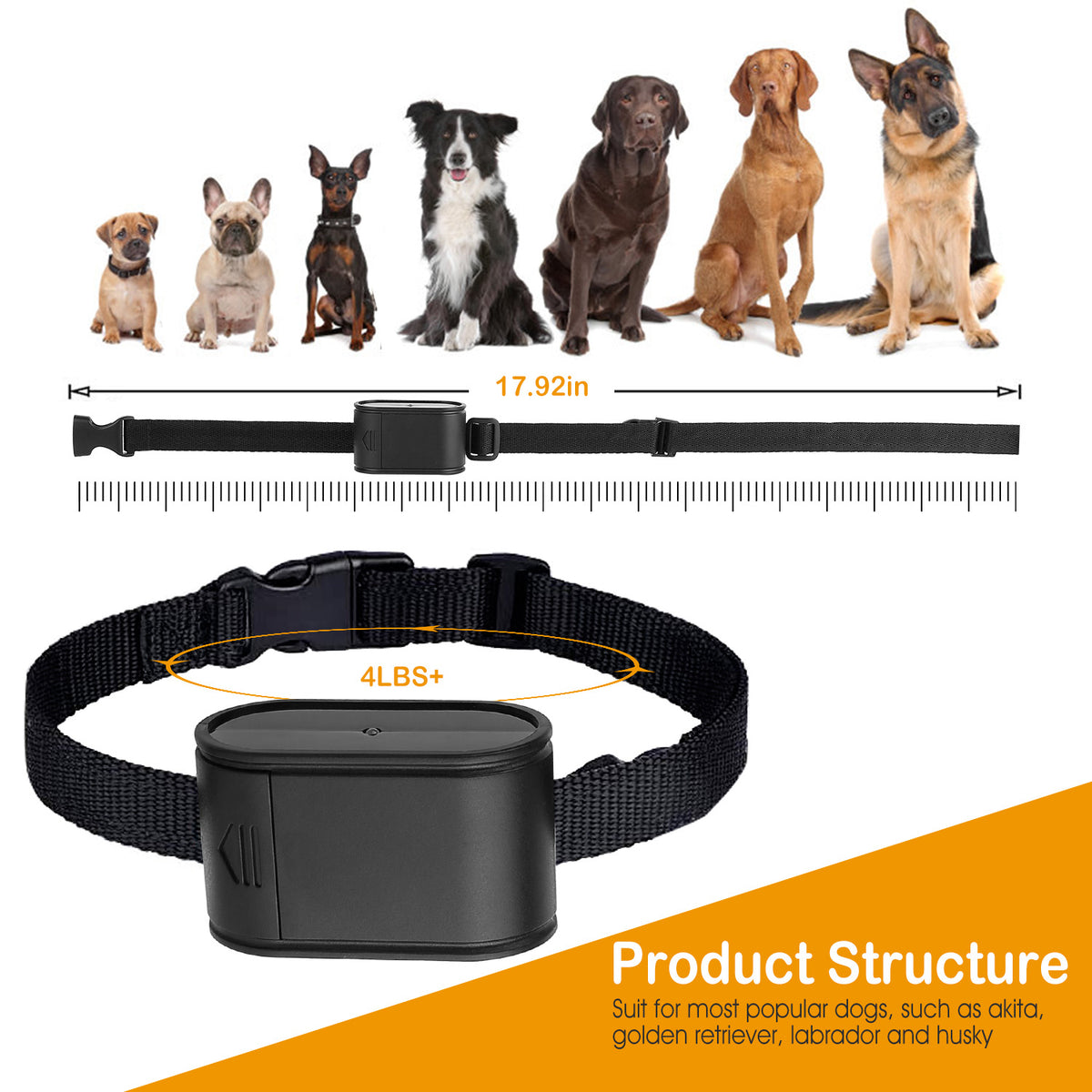1Set Electric Dog Fence System Pet Tone Shock Boundary Containment Water Resistant Collar Receiver For Small Medium Larg