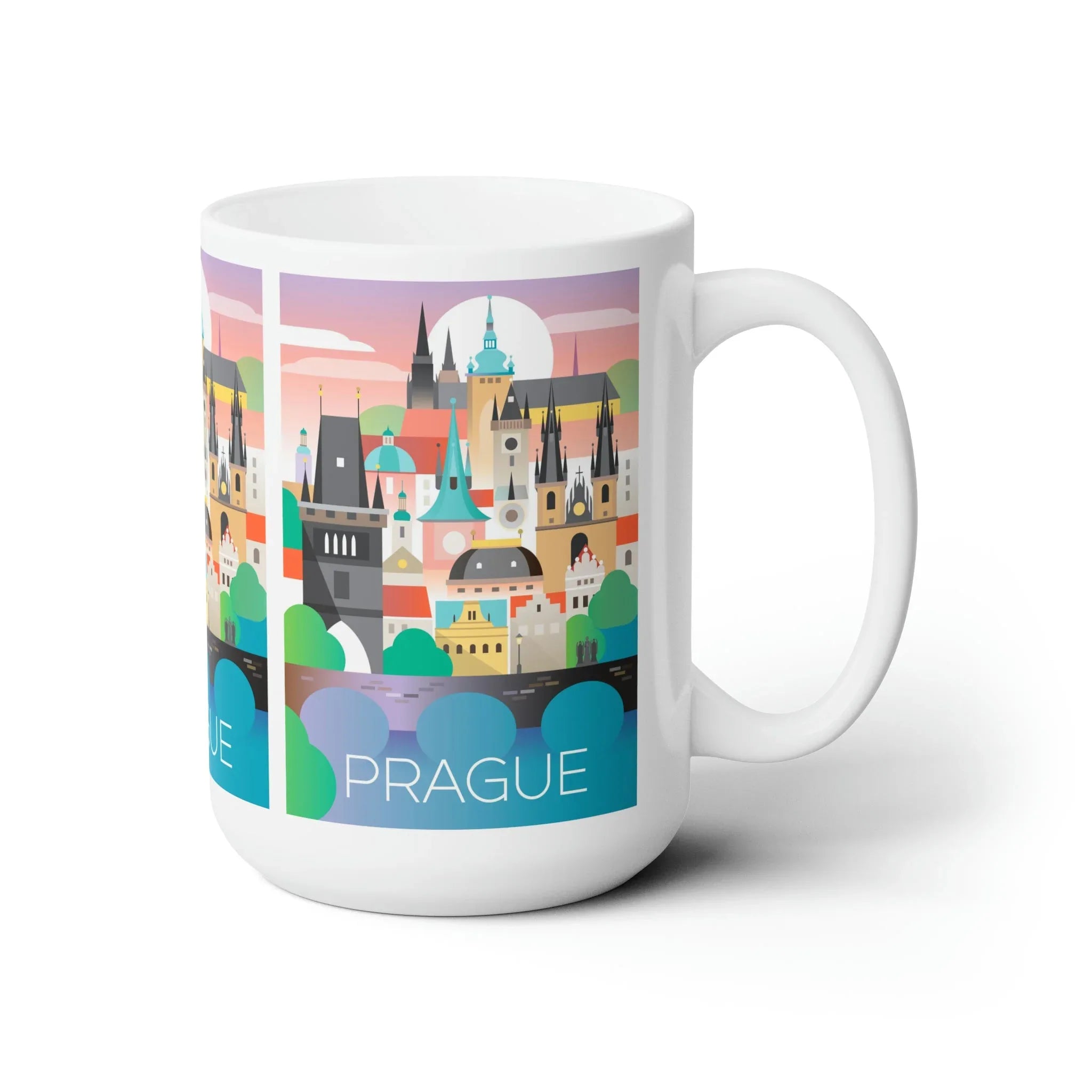 Prague Ceramic Mug 11oz or 15oz - BIG FRENCHIES