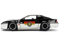 1985 Chevrolet Camaro Z28 "Mickey Thompson" Black and Silver Metallic "Bigtime Muscle" Series 1/24 Diecast Model Car by Jada