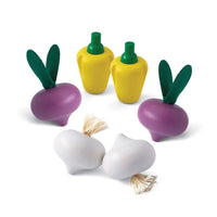 Fresh Produce Set C (Red Radishes, Garlics & Yellow Bell Peppers) - BIG FRENCHIES