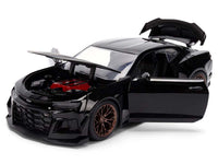 2024 Chevrolet Camaro ZL1 1LE Black "Fast X" (2023) Movie "Fast & Furious 25th Anniversary" Series 1/24 Diecast Model Car by Jada