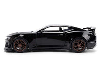 2024 Chevrolet Camaro ZL1 1LE Black "Fast X" (2023) Movie "Fast & Furious 25th Anniversary" Series 1/24 Diecast Model Car by Jada