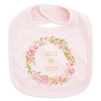 Baby bib with 3 baby drool towels