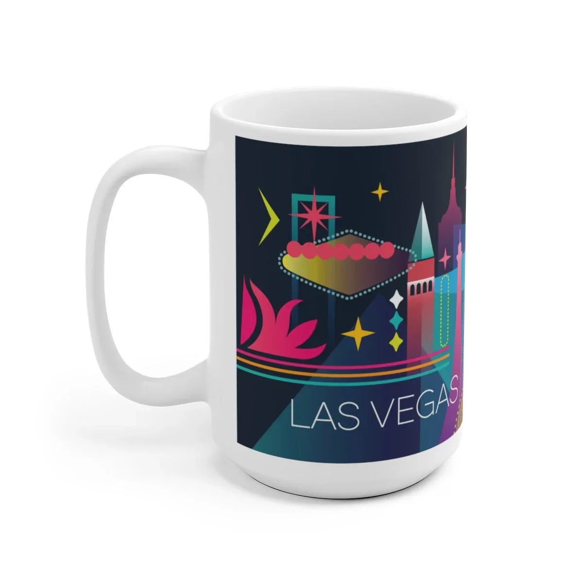 LAS VEGAS 11 OZ OR 15 OZ CERAMIC MUG - BIG FRENCHIES