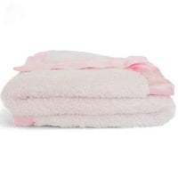 Classic Satin Border Blanket - Pink - BIG FRENCHIES
