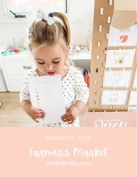 Farmer's Market Printable Dramatic Play