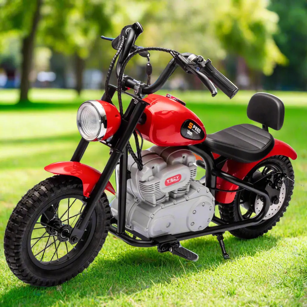 36V Freddo E-Chopper, Leather Seat, Rubber Air Wheels, Brushless Motor - BIG FRENCHIES