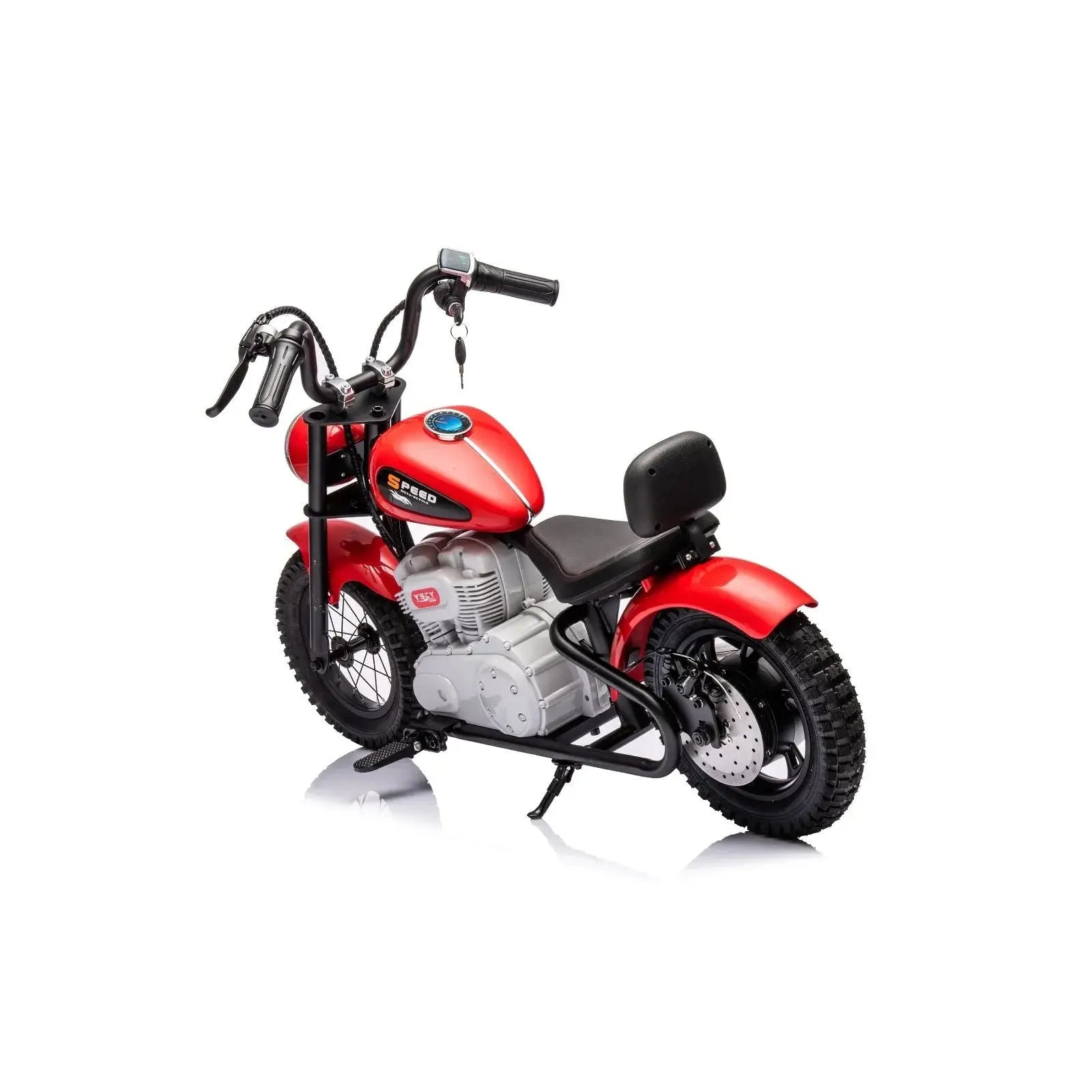 36V Freddo E-Chopper, Leather Seat, Rubber Air Wheels, Brushless Motor - BIG FRENCHIES