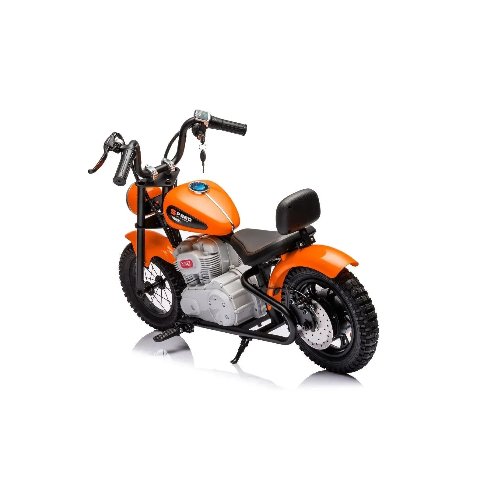 36V Freddo E-Chopper, Leather Seat, Rubber Air Wheels, Brushless Motor - BIG FRENCHIES