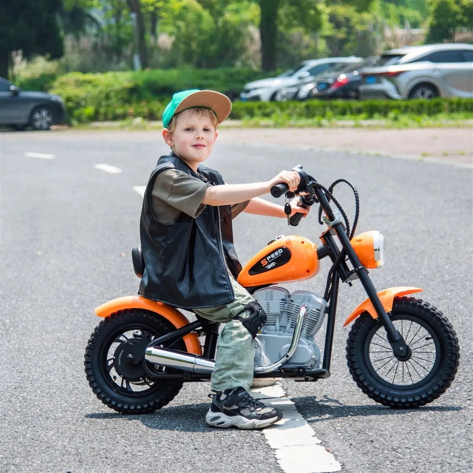 36V Freddo E-Chopper, Leather Seat, Rubber Air Wheels, Brushless Motor - BIG FRENCHIES