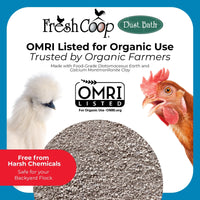 Fresh Coop Dust Bath Shaker Absorbent Chicken Bird Bath Backyard Poultry 6lbs.