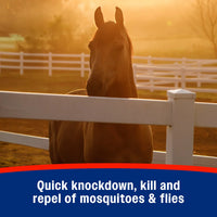 Farnam Mosquito Halt Horse Repellent Spray 32 oz. Fast Knockdown Mosquito & Flies