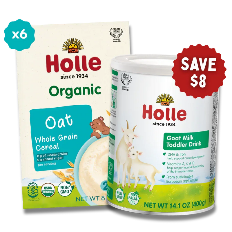 Goat & Oat Bundle: Goat Milk Toddler Drink and Oat Cereal - BIG FRENCHIES