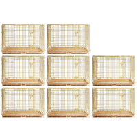 24-42" Collapsible Copper Gold Dog Crate GLD24-42