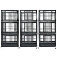 37" Stackable Heavy Duty Dog Kennel 371D04