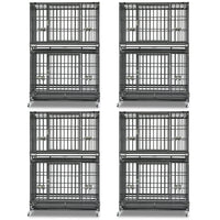 37" Stackable Heavy Duty Dog Crate 371D03