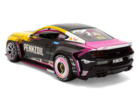 Ford Mustang RTR #213 Ben Hobson "Pennzoil" "Formula Drift PRO Championship" (2025) with Lights "RTR Vehicles" Series 1/24 Diecast Model Car by Jada