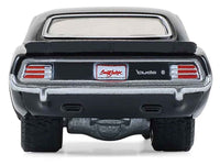 1970 Plymouth 'Cuda AAR Black with Gray Stripes "Barrett-Jackson" Series 16 1/64 Diecast Model Car by Greenlight