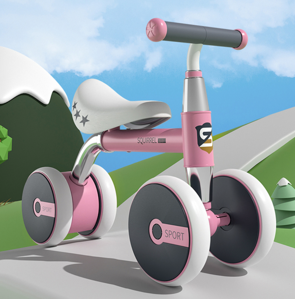Doki Toy Baby Walker Balance Bike for Ages 12-36 Months