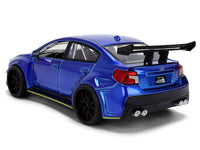 2016 Subaru WRX STI Widebody Blue Metallic "JDM Tuners" Series 1/24 Diecast Model Car by Jada