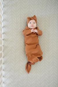 Desert Sage Muslin Crib Sheet - BIG FRENCHIES
