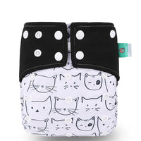 Trend New Print Eco-friendly Cloth Diaper Baby pocket Waterproof Cartoon Owl Baby Diapers Reusable Cloth Nappies For Baby and Kids - BIG FRENCHIES