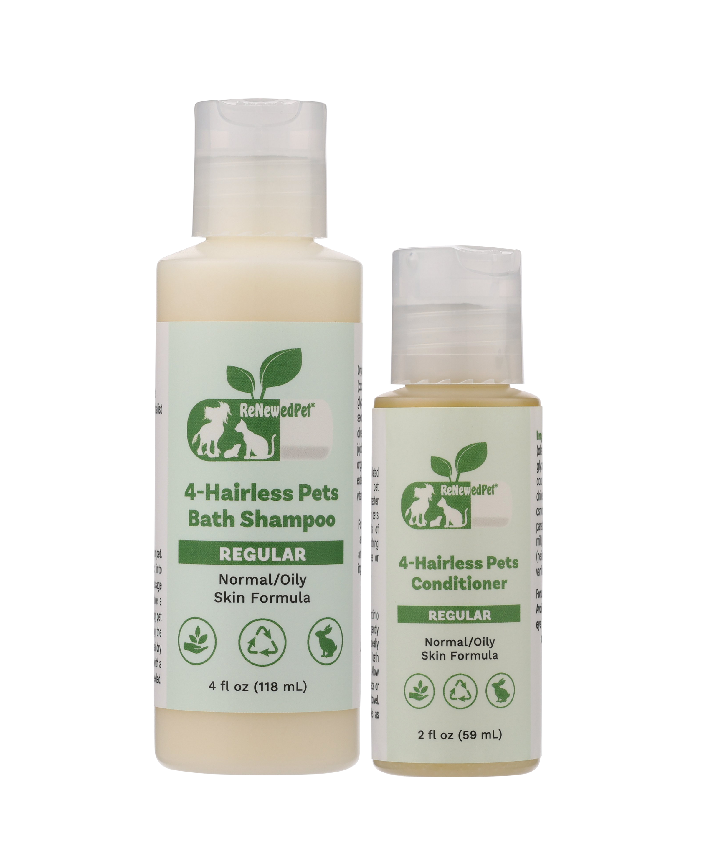 4-HAIRLESS PETS PETS REGULAR SHAMPOO & CONDITIONER