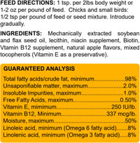 Healthycoat Kickin' Chicken Food Supplement for Poultry Omega Support 16 oz.