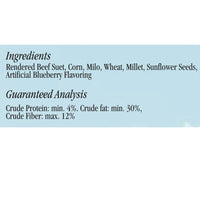Heath Outdoor Fancy Blend Suet Cake 9.27oz High Energy All-Season Bird Food