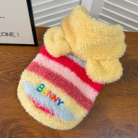 Thermal Vest With Fleece Lining Rainbow-colored Dog Clothing