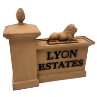 Back to the Future - Lyon Estates Gate Scaled Prop Replica