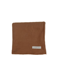 Caramel Waffle Knit Blanket - BIG FRENCHIES