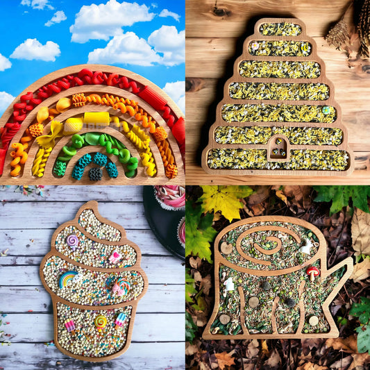 **Pre-order (Ships in 3-4 Weeks)**Beechwood Sensory Sorting Tray - BIG FRENCHIES
