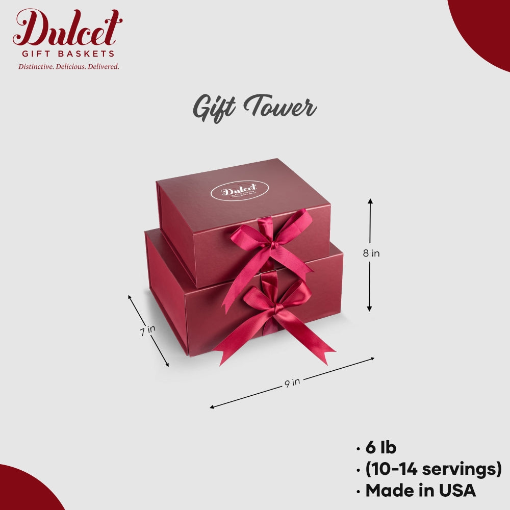Sweet As Honey 2 Tiered Gourmet Gift B0x - BIG FRENCHIES