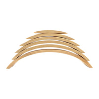 6 Pcs Wooden Bridge Stacking Building Blocks – Natural Wood - BIG FRENCHIES