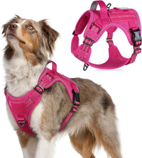 No Pull Tactical Dog Harness Molle Vest Adjustable Medium Large Dogs