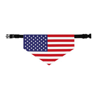 Patriotic American Flag Pet Bandana – Celebrate Veterans Day in Style - BIG FRENCHIES