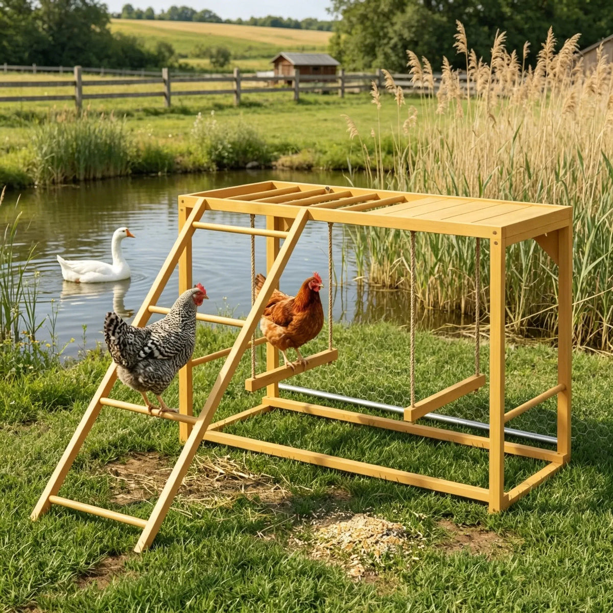 Chicken Activity Play/ Chicken Coop Toy