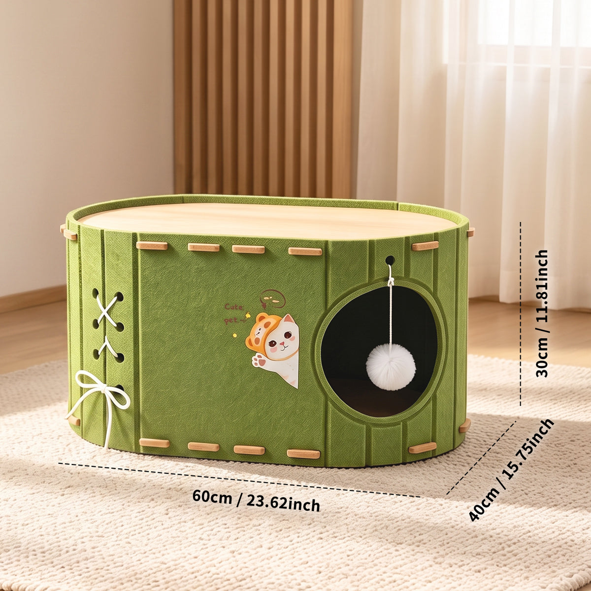 Green Single-layer Cat Toy