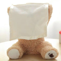 MEACAOFG Peekaboo Baby Bear Toy - Interactive Hide & Seek Plush Toy for Infants