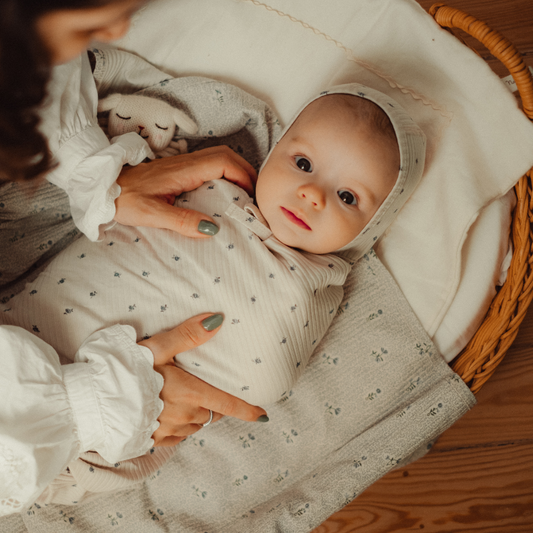 The Printed Blanket - Rosa Blue