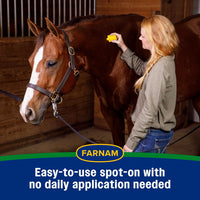 Farnam Equi-Spot Fly Control Horses 3-Pack Waterproof Kills Flies Ticks 6 Weeks