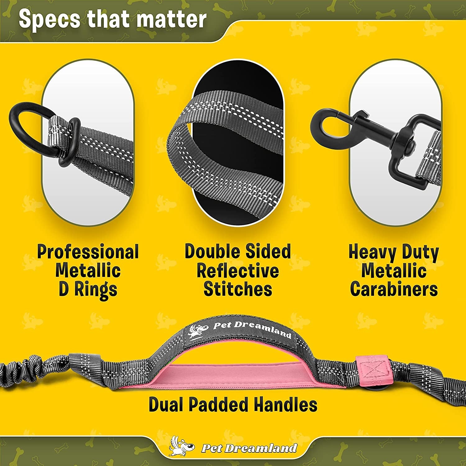 Exquisite Hands-Free Dog Leash for Large Dogs - BIG FRENCHIES