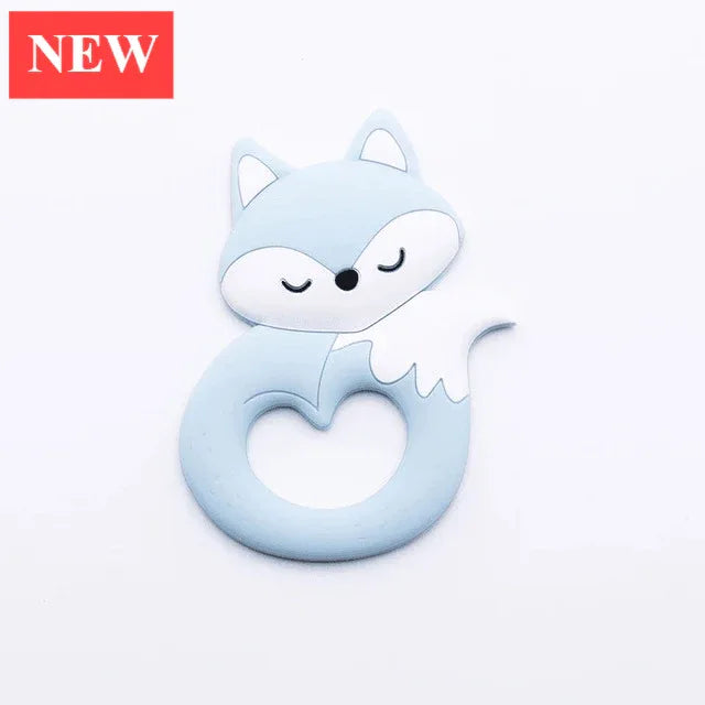New Sets Baby Silicone Teether Rodent Silicone Animal Fox Teeth Chew Children Goods - BIG FRENCHIES