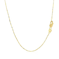 18k Yellow Gold Box Chain 0.6mm (0.60 mm)