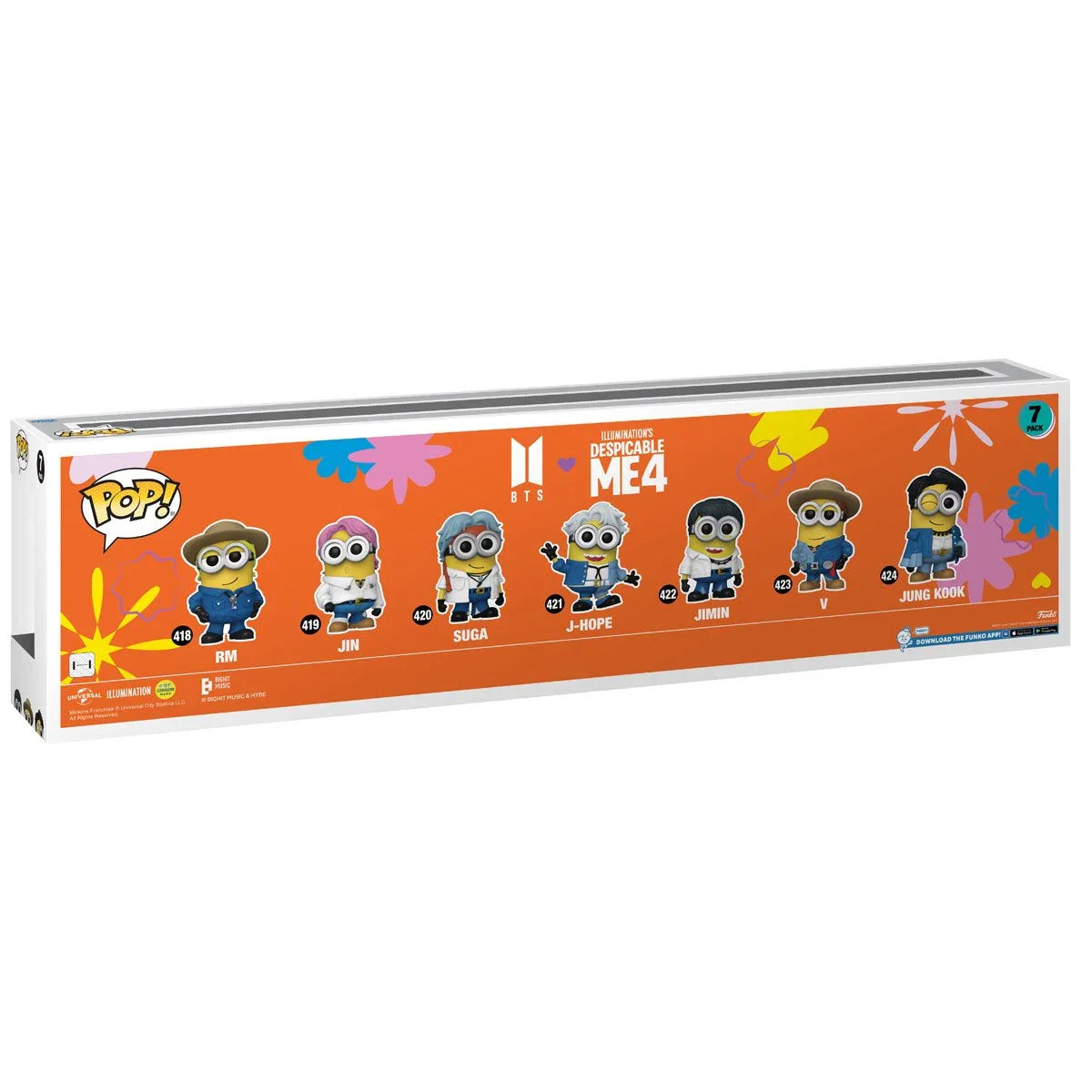 *Not Mint* - Despicable Me 4 Minions x BTS Funko Pop! Vinyl Figure 7-Pack - Entertainment Earth Exclusive - BIG FRENCHIES