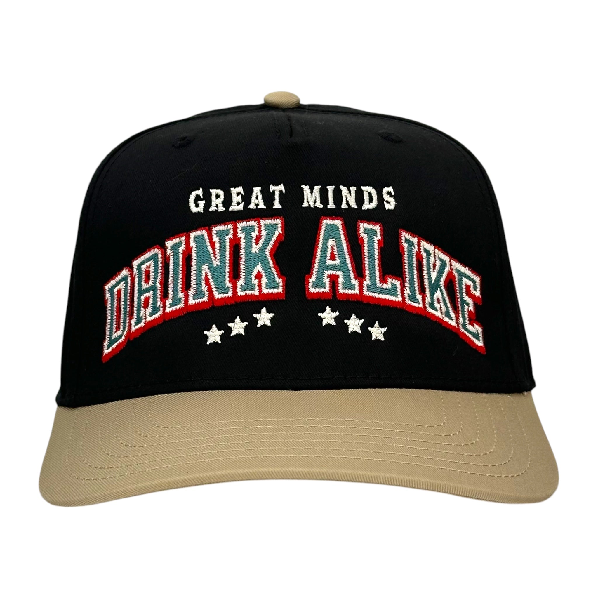 GREAT MINDS DRINK ALIKE Hat Custom Embroidered