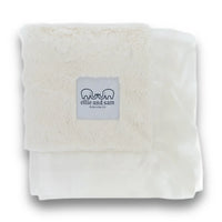 Luxury Satin Border Lovey - Ivory - BIG FRENCHIES